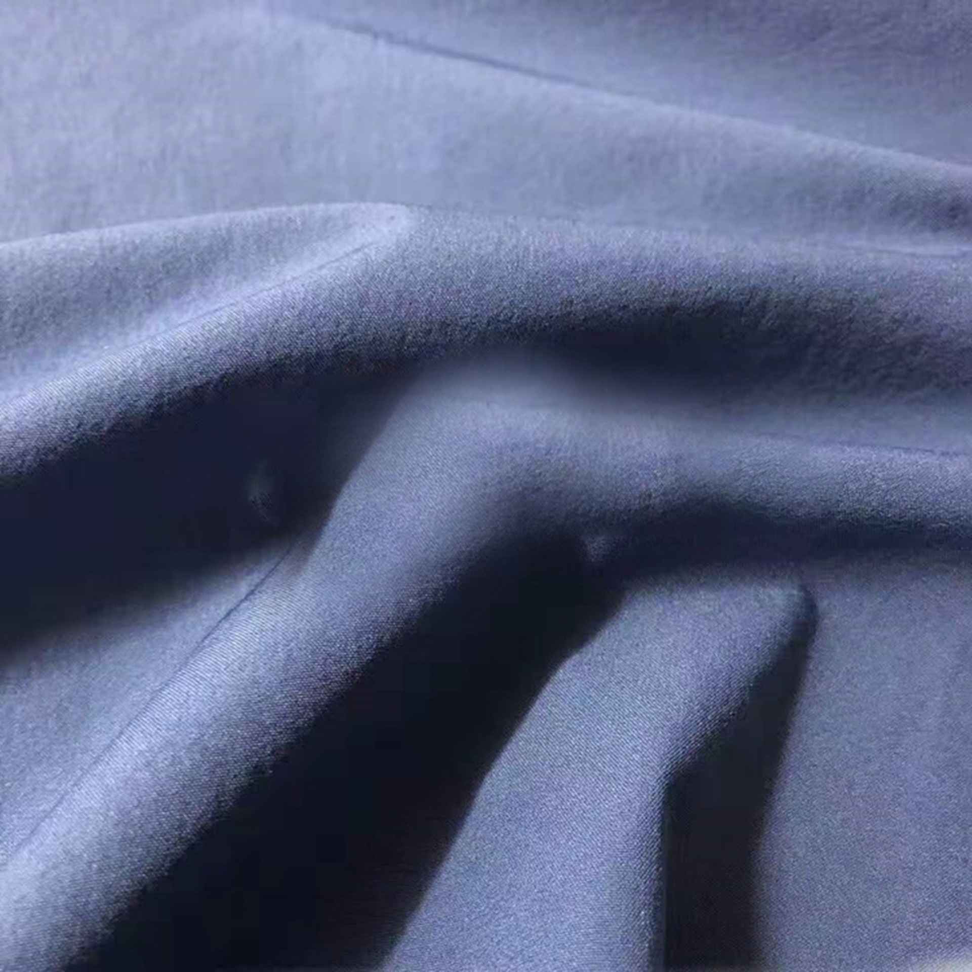 尼龙四面弹平纹自然皱微皱锦纶梭织外套风衣面料纯色面料厂家直销