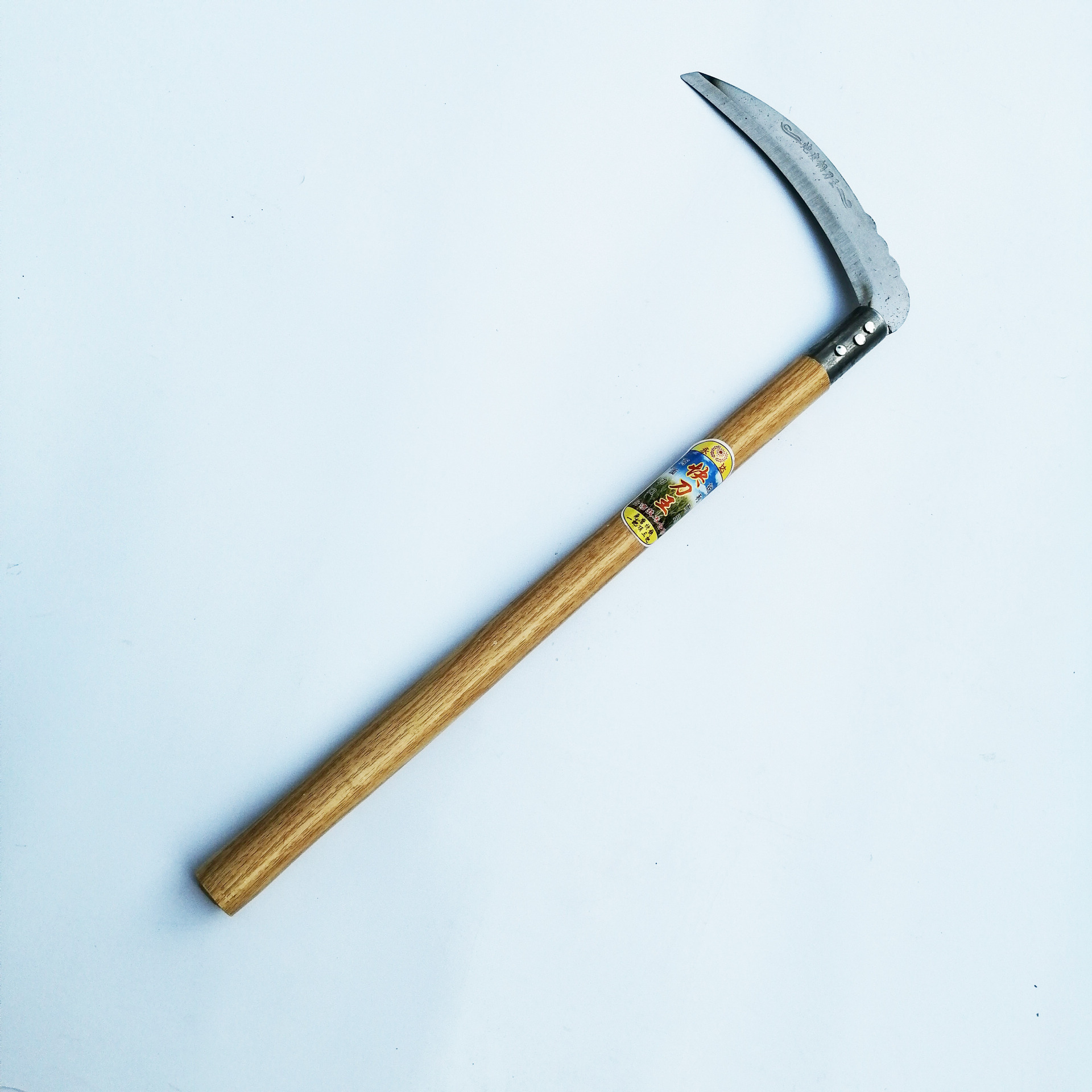 农用木纹割草刀 镰刀园林工具小镰刀 小锯镰 钢铁镰刀 锄草镰