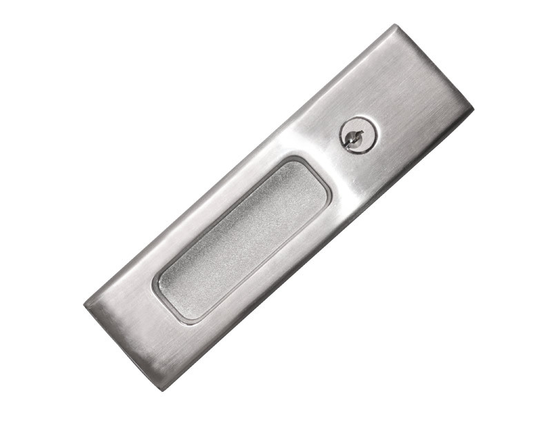 推拉门锁移门钩锁 单面带钥匙移门锁带钥匙厨房推拉门锁卫生间锁