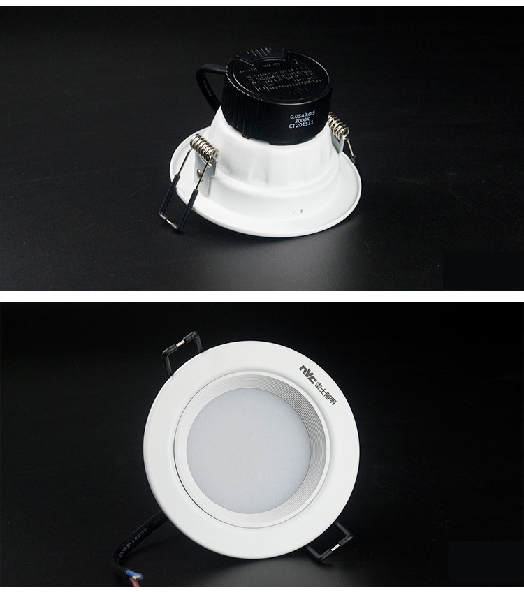 雷士照明led筒灯3w6w9瓦开孔12公分天花灯嵌入式筒灯nled91125