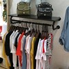 Wholesale Showcase Children's clothing Wall mounted wall clothes Shelf Wall Clothes hanger couture Retro