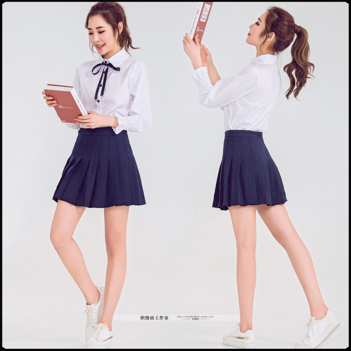 日常高校校服 百褶裙套装女装 清纯日式学生装cosplay水手jk制服