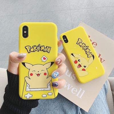 皮卡丘iphonexsmax手机壳 适用于苹果华为p30 pro卡通tpu防摔软壳