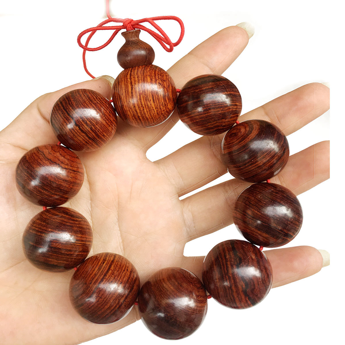 天然酸枝木手串非洲酸枝高密老料小孔佛珠手链流行男女款手链念珠