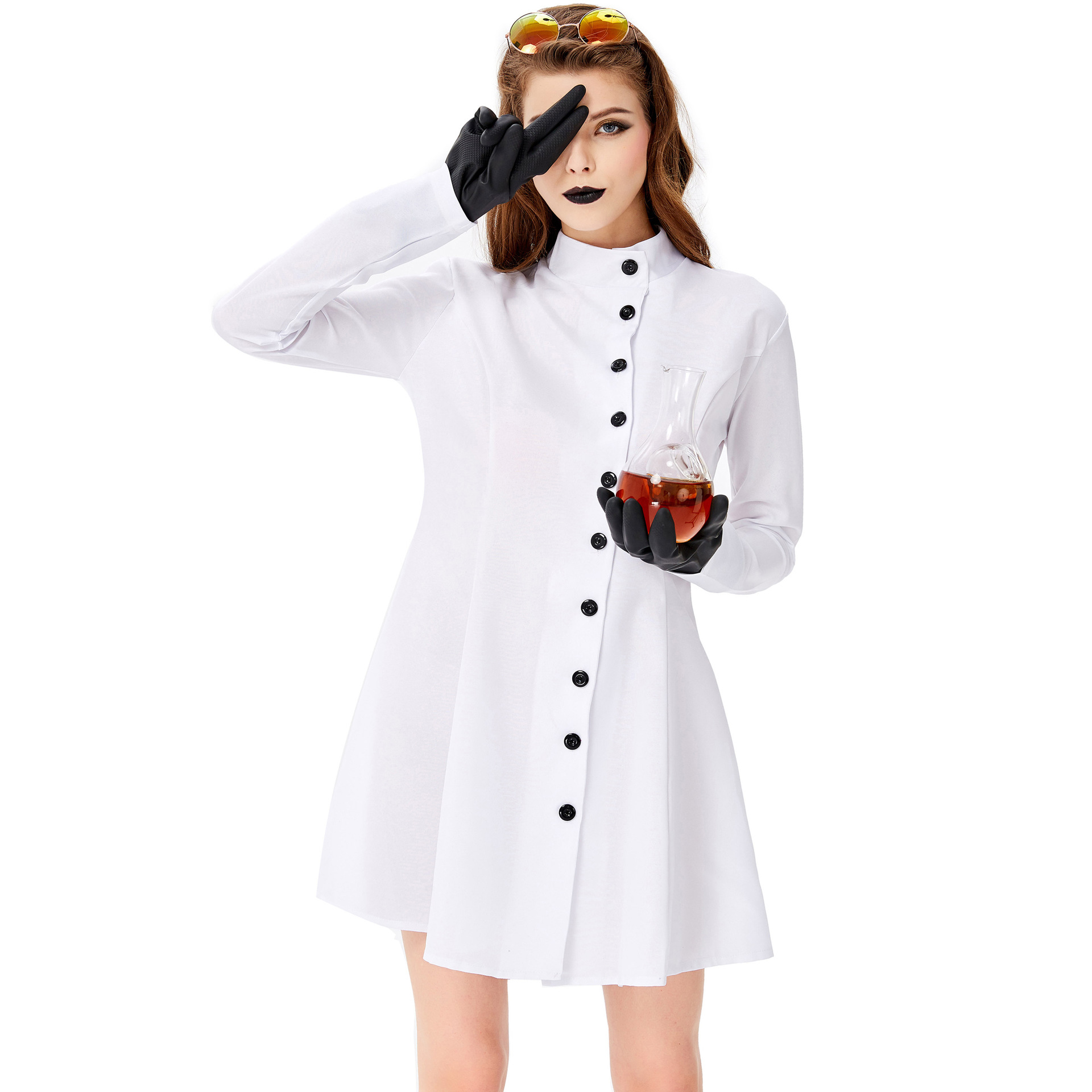 s-l 万圣节疯狂女科学家服