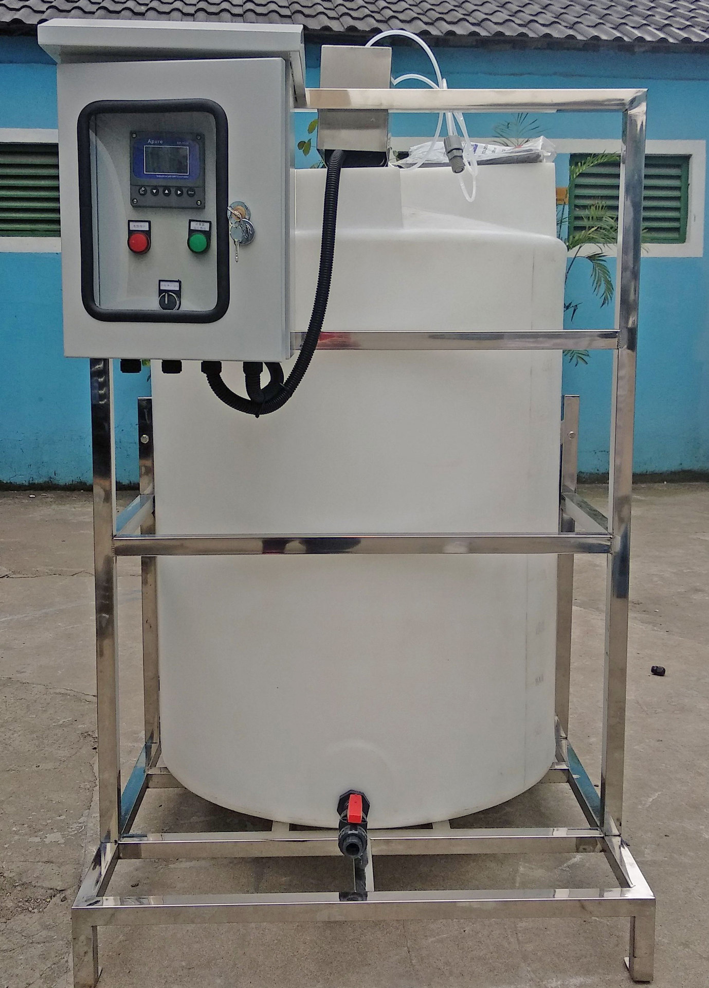 废气处理设备配套喷淋塔酸雾塔项目使用酸碱投加装置