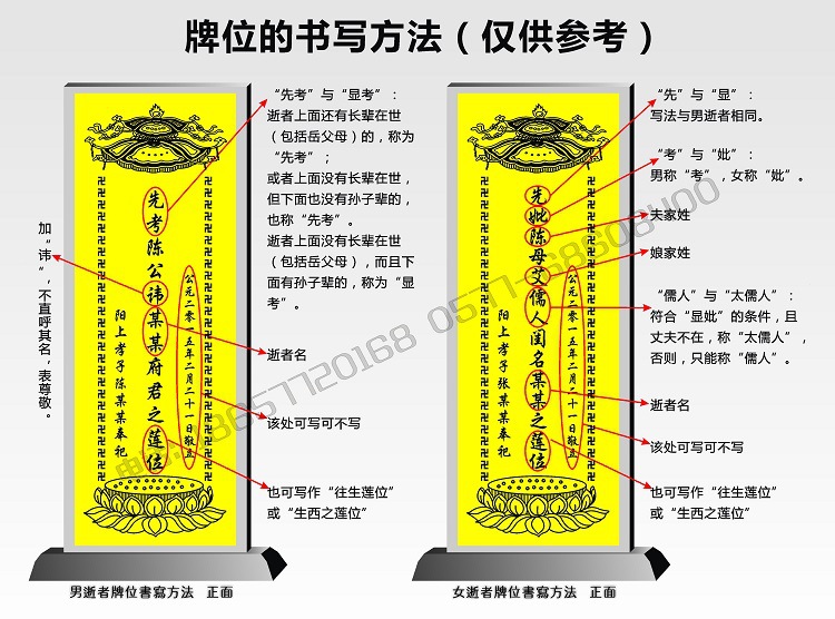 家神牌位的正确写法图片