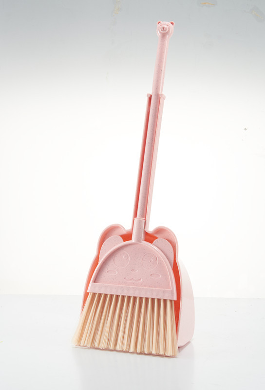 Children Play House Plastic Broom Mini Small Broom Dustpan Broom Soft Fur Broom Combo Broom Set Household