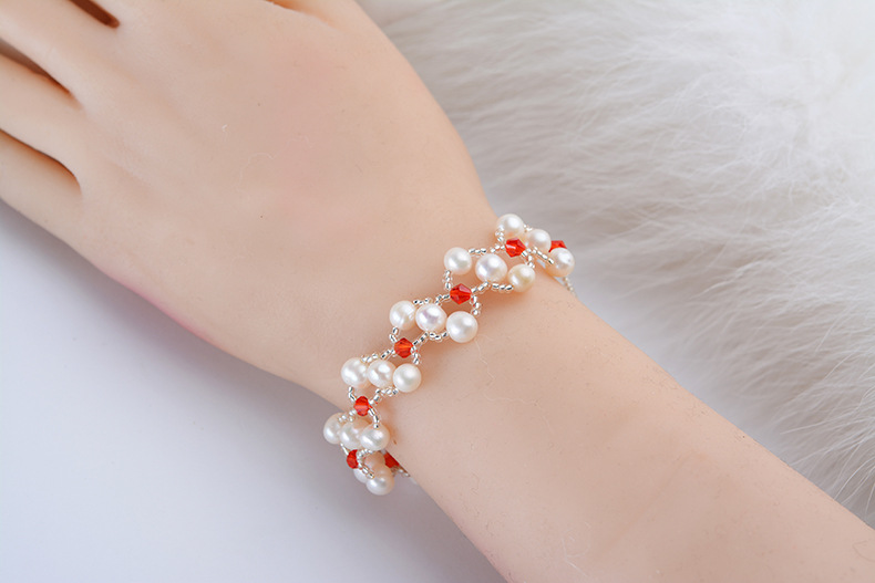 尚鸿珠宝珍珠手链手串款式新颖多样淡水珍珠手工饰品首饰厂家批发