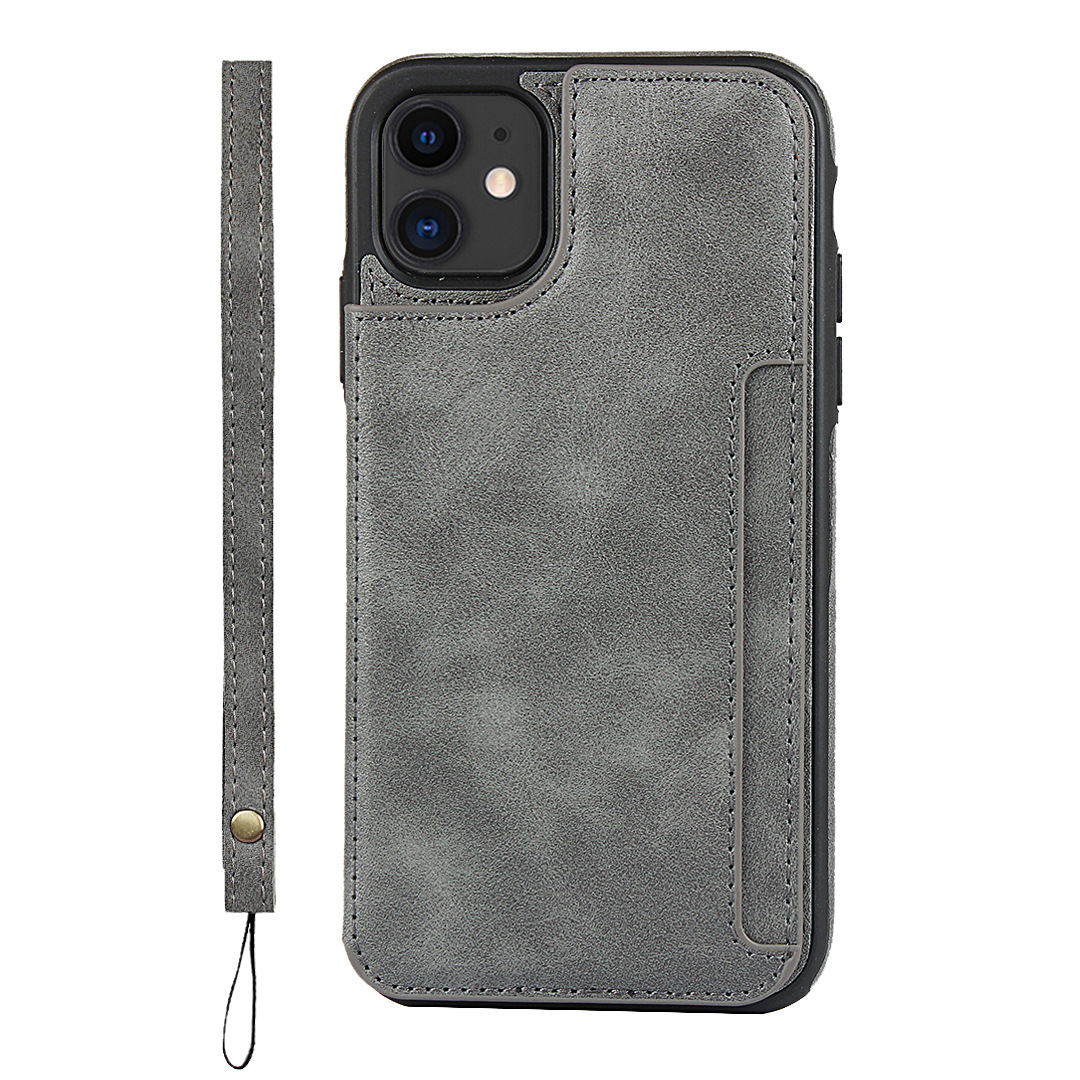 适用iphone11promax手机壳 新款苹果12保护套 插卡翻盖支架皮套