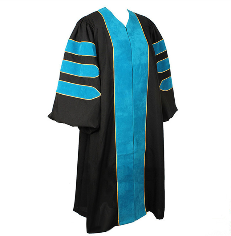 博士服 美国大学毕业服饰 美式豪华套装 配帽子 披肩 欢迎订购