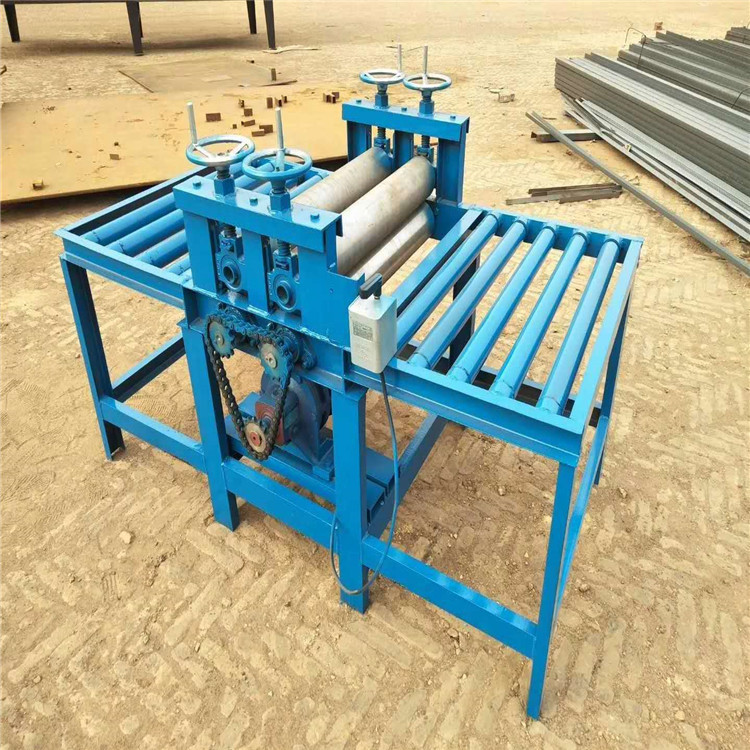 小型铁皮铁板开平机不锈钢铁板整平机校平机纱窗网胶轴开平机