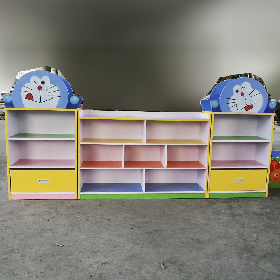 幼儿园卡通玩具柜组合书包柜防火板储物柜收纳柜整理柜儿童书包柜