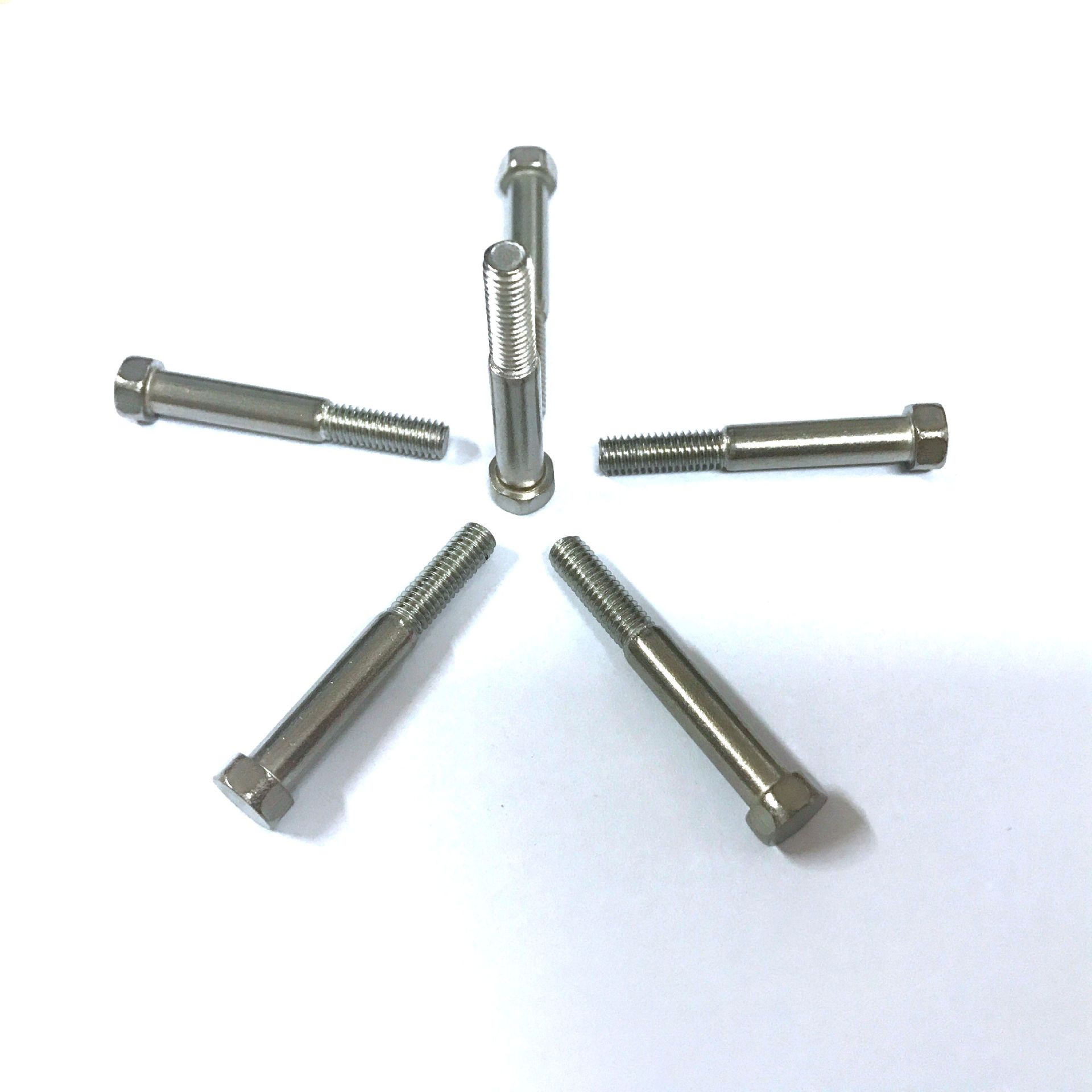 304不锈钢现货供应非标螺丝定制m5*40六角头半牙螺丝