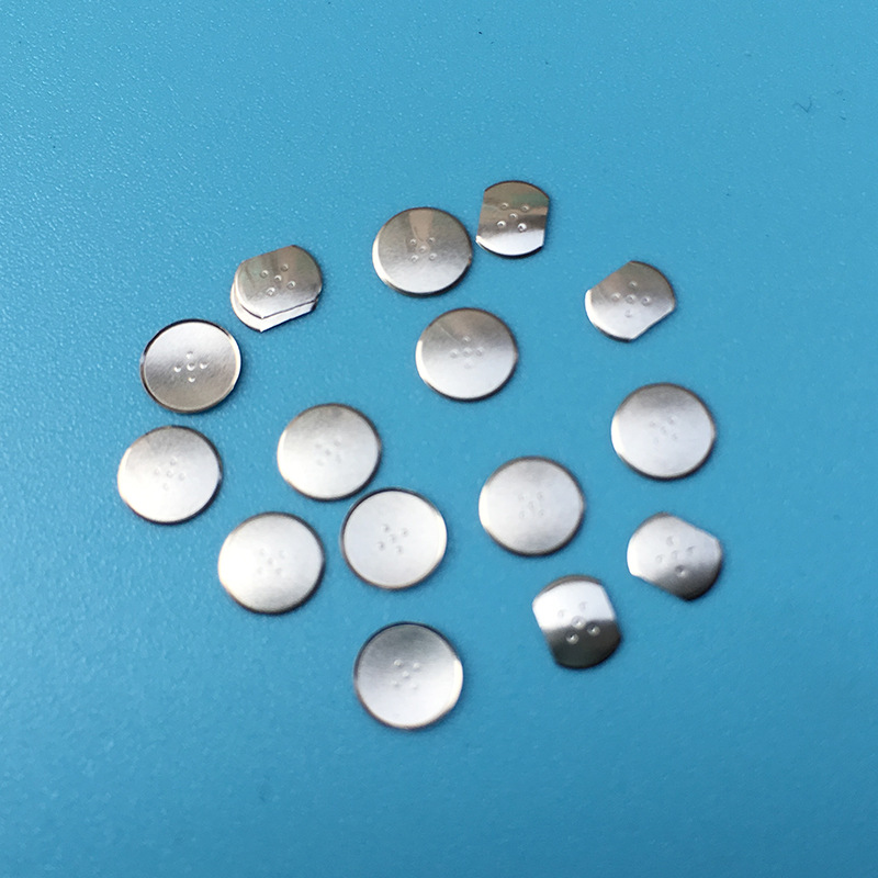 厂家热销锅仔片圆形锅仔片 轻触开关片 锅仔片按键