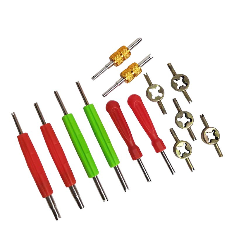 批发气门芯扳手钥匙两用空调气门芯拆装工具塑料气门针扳手