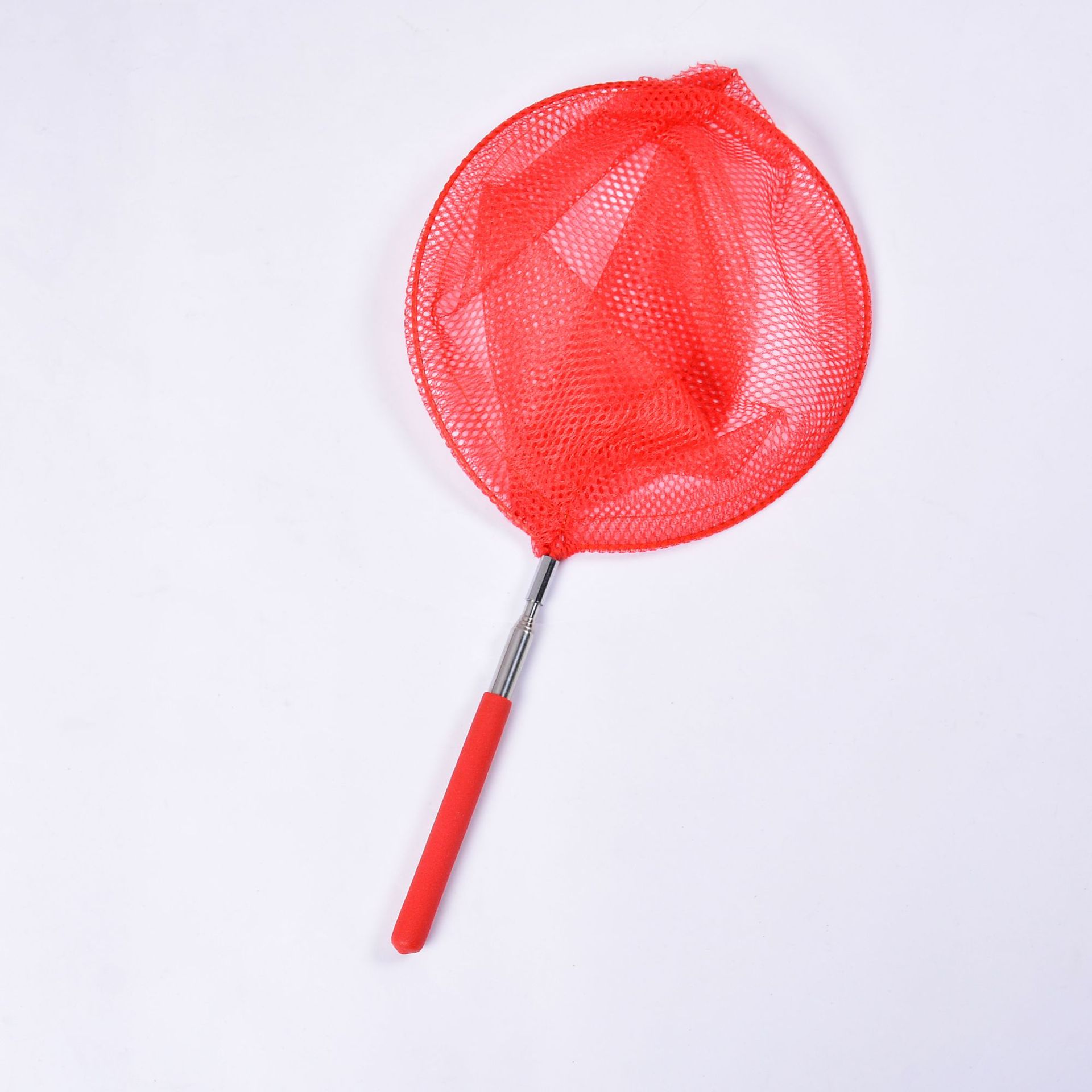 伸缩渔网儿童渔网儿童竹竿渔网不锈钢渔网蝴蝶网小网兜昆虫渔网