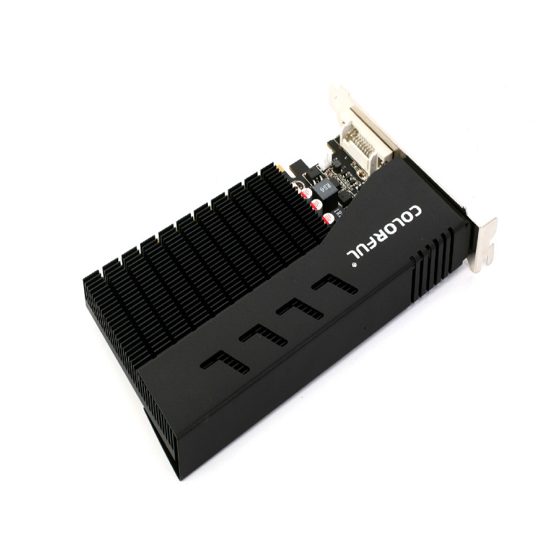 colorful/七彩虹 gt710冰暴鲨-1gd3电脑台式高清办公独立显卡静音