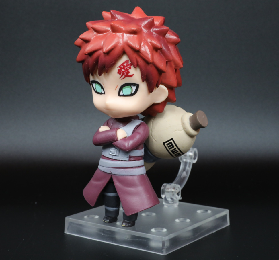 动漫手办 火影忍者 3款 q版我爱罗 黏土 袋装公仔摆件模型