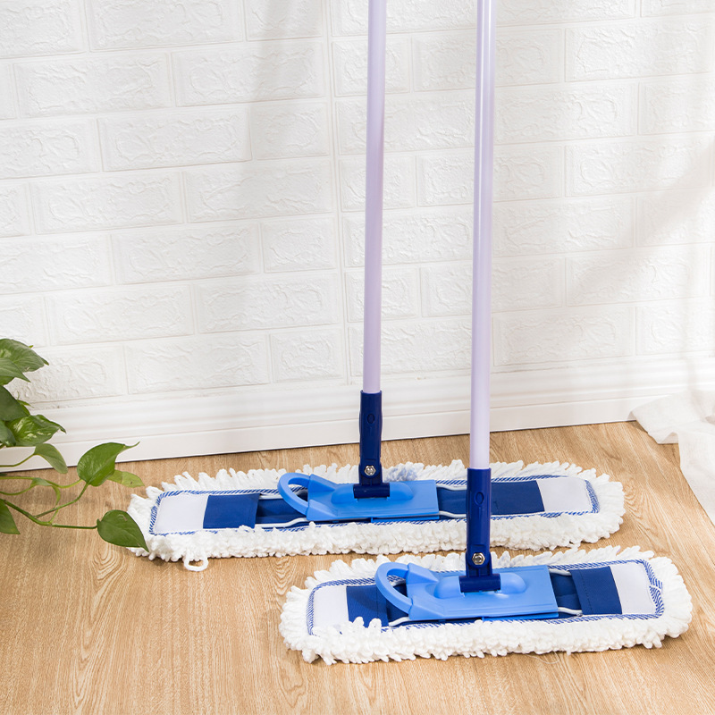 厂家直供可旋转平板拖把大号棉线拖把干湿两用平推尘拖长地推排拖