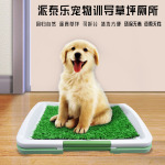 跨境现货宠物用品训导厕所狗厕所带草坪宠物垫塑料狗厕所便盆尿盆