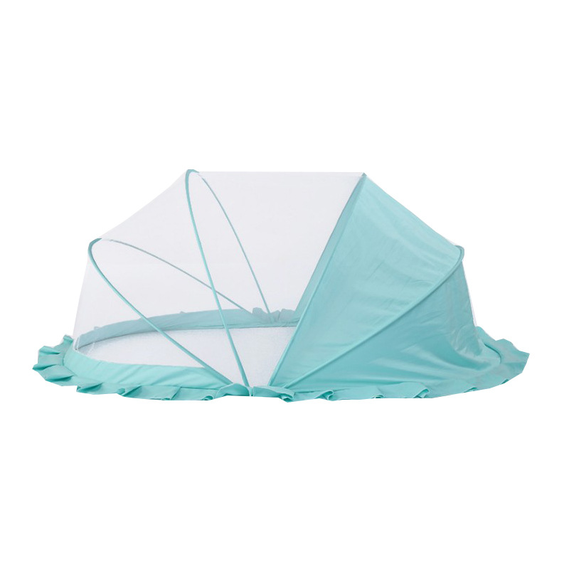 New Children's Mosquito Nets Folding Yurt Bottomless Installation-Free Crib Mosquito Net Cover Factory Direct Sales Exclusive for Cross-Border