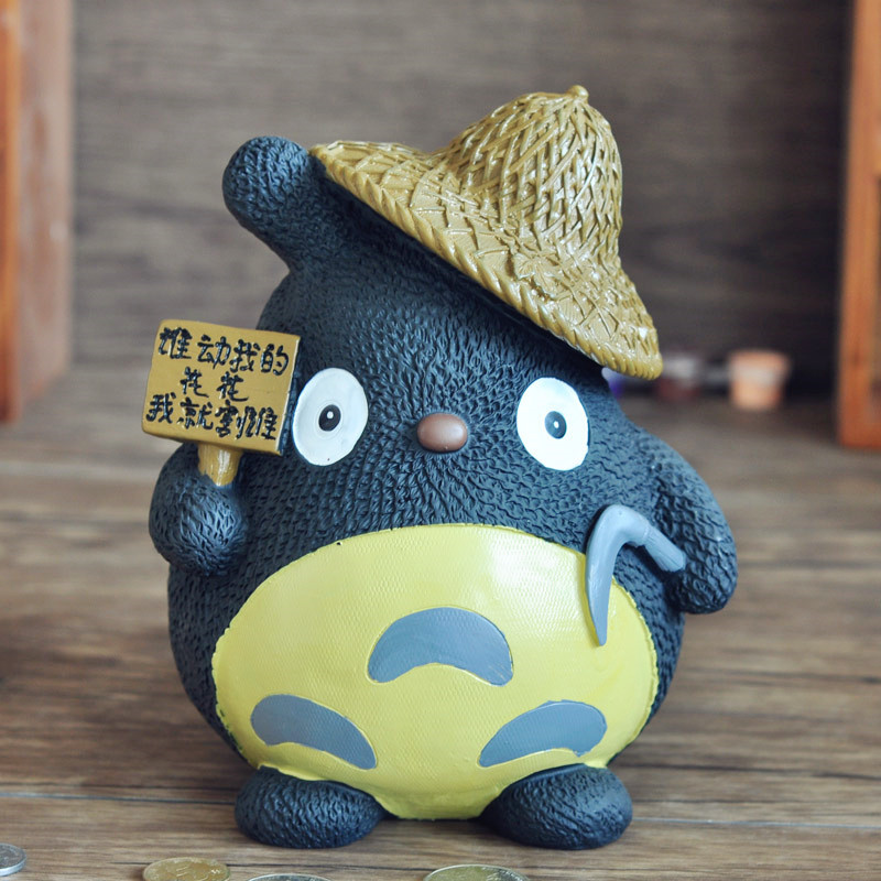 日式杂货宫崎骏龙猫存钱罐储蓄罐工艺品创意礼品书桌摆件厂家批发