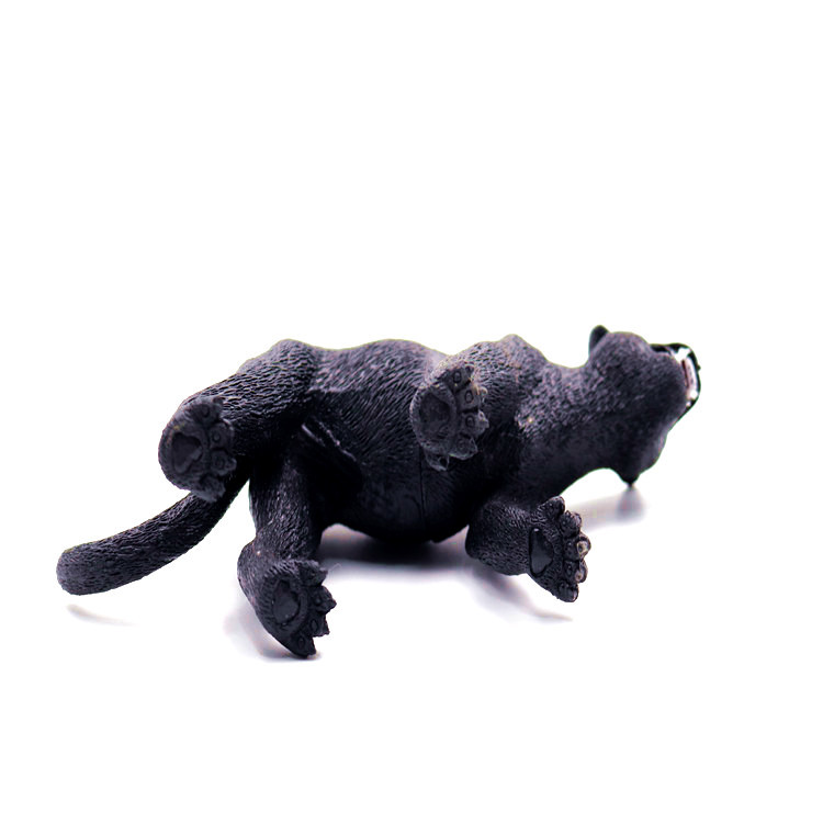 厂家直销注塑黑豹儿童玩具动物仿真玩具塑胶动物玩具卡通玩具定制