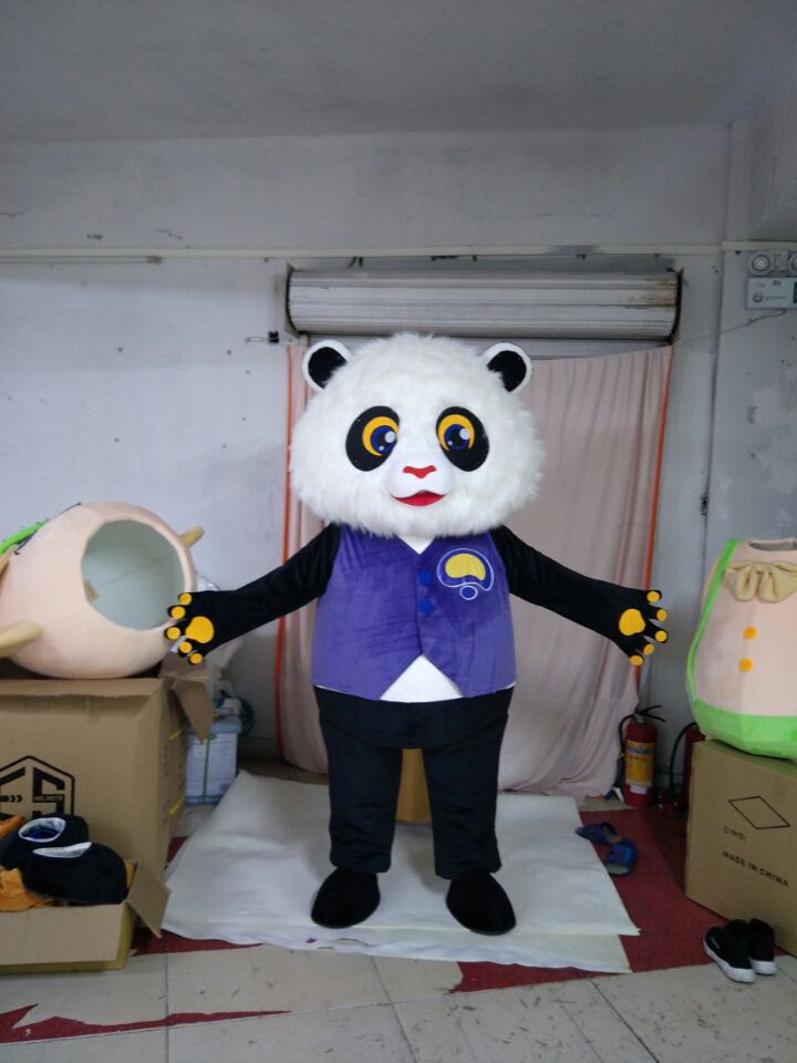 来图定制人偶服装大白熊卡通人偶服套装北极熊充气道具人偶服定制