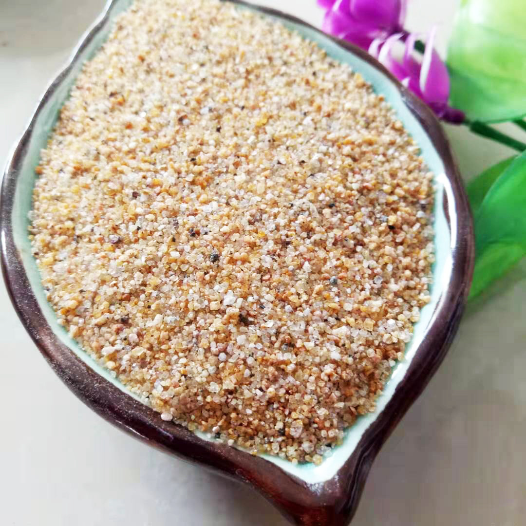 厂家供应 黄金沙 植物盆栽园艺铺面石 水族造景用黄金沙 型号全