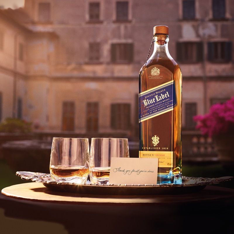 洋酒j/ohnnie w/alker blue label蓝牌 蓝方威士忌 行货