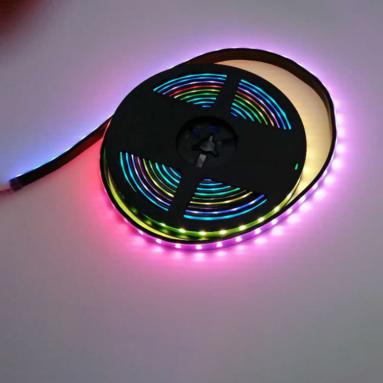 dc12v流水灯带外表led5050rgb幻彩灯带硅胶ip67户外防水柔性灯带
