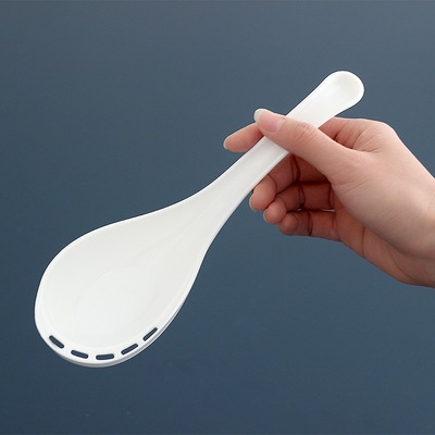 创意火锅漏勺饭店餐厅厨房汤勺家用长柄大号塑料拉面勺子加深粥勺