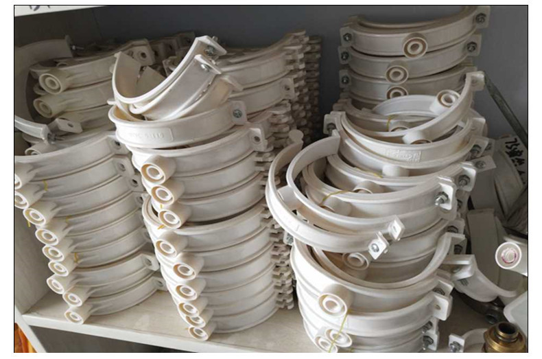 pvc管卡 pvc管塑料卡子u型 仿联塑管卡 pvc排水管支架不锈钢吊卡