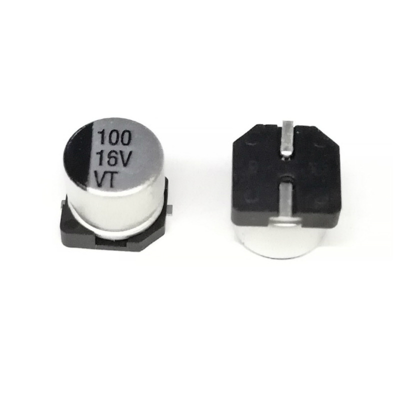 华威 贴片电解电容器 100uf电容 6.3*5.4 贴片铝电解电容 vt电解