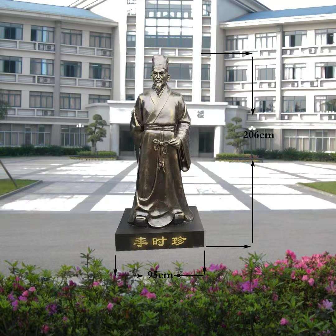 医学文化中医号脉诊脉场景小品雕塑医馆药房摆件看病老人养生雕像