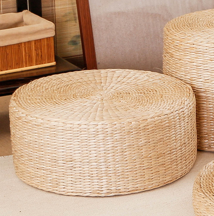 现货草编蒲团坐垫蒲草飘窗垫蒲团垫榻榻米坐垫瑜伽禅修打坐拜佛垫