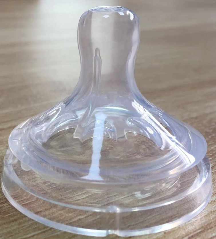 宽口安怡通用奶嘴 仿母乳液态食品级奶嘴母婴用品奶嘴