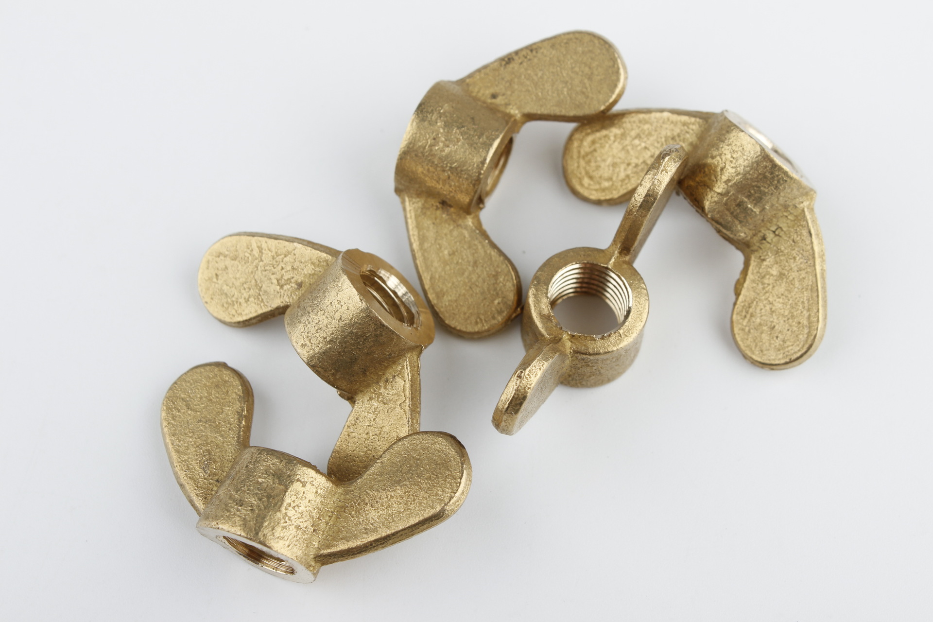 gb62蝶形螺母铜手拧螺帽羊角元宝碟型螺丝帽m4m5m6m8m10m12m14m16