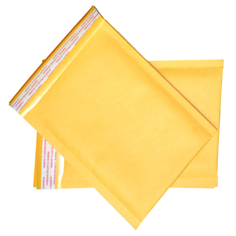 黄色牛皮纸气泡信封袋 物流小包 香港小包200*250 350个/箱-阿里巴巴