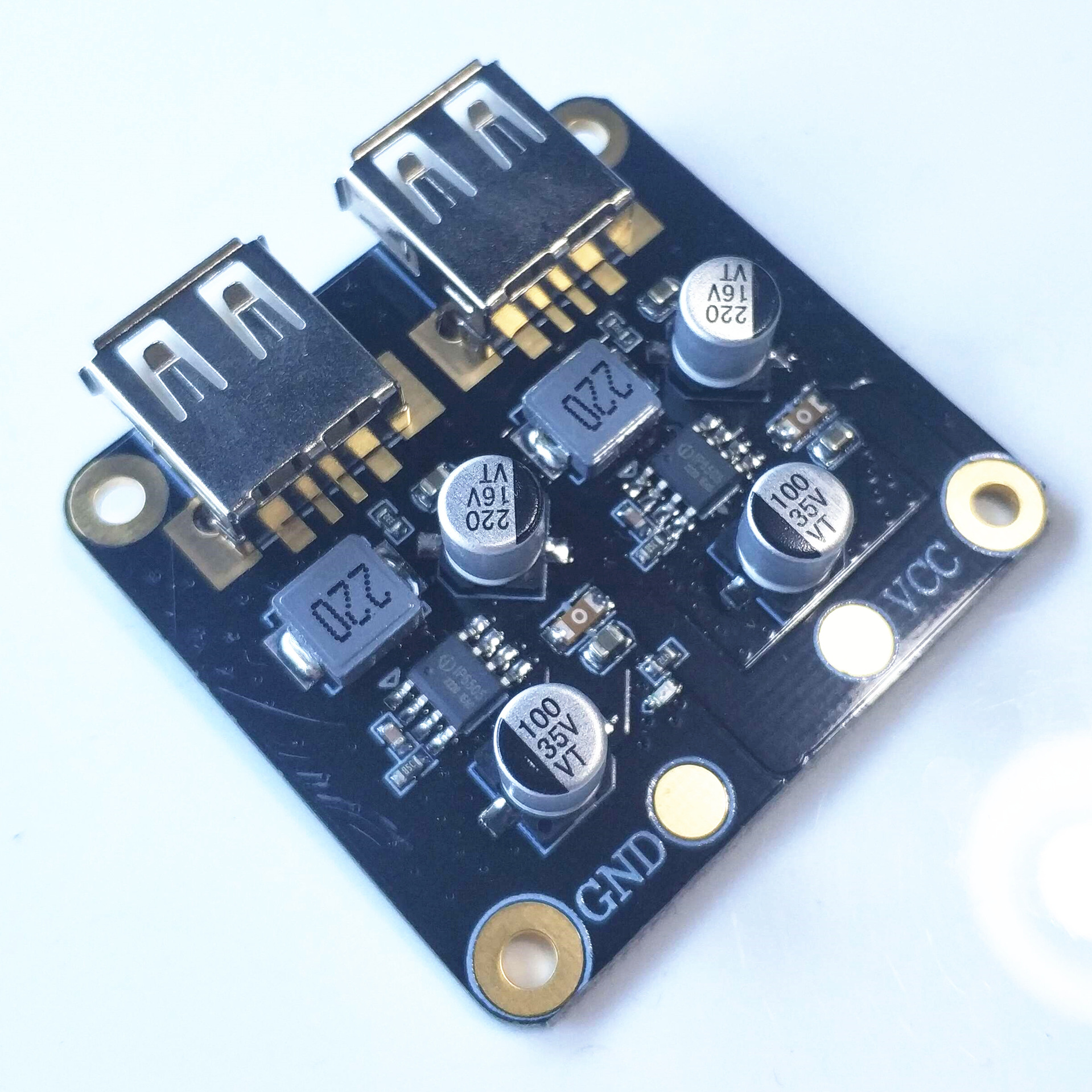 2路快充降压模块12v24v转qc3.