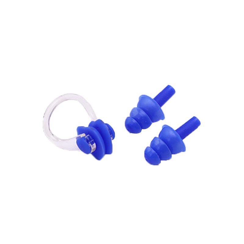 Boxed Nasal Splint Earplugs Waterproof Silicone Adult Soft Material Swimming Equipment Swimming Accessories Wholesale