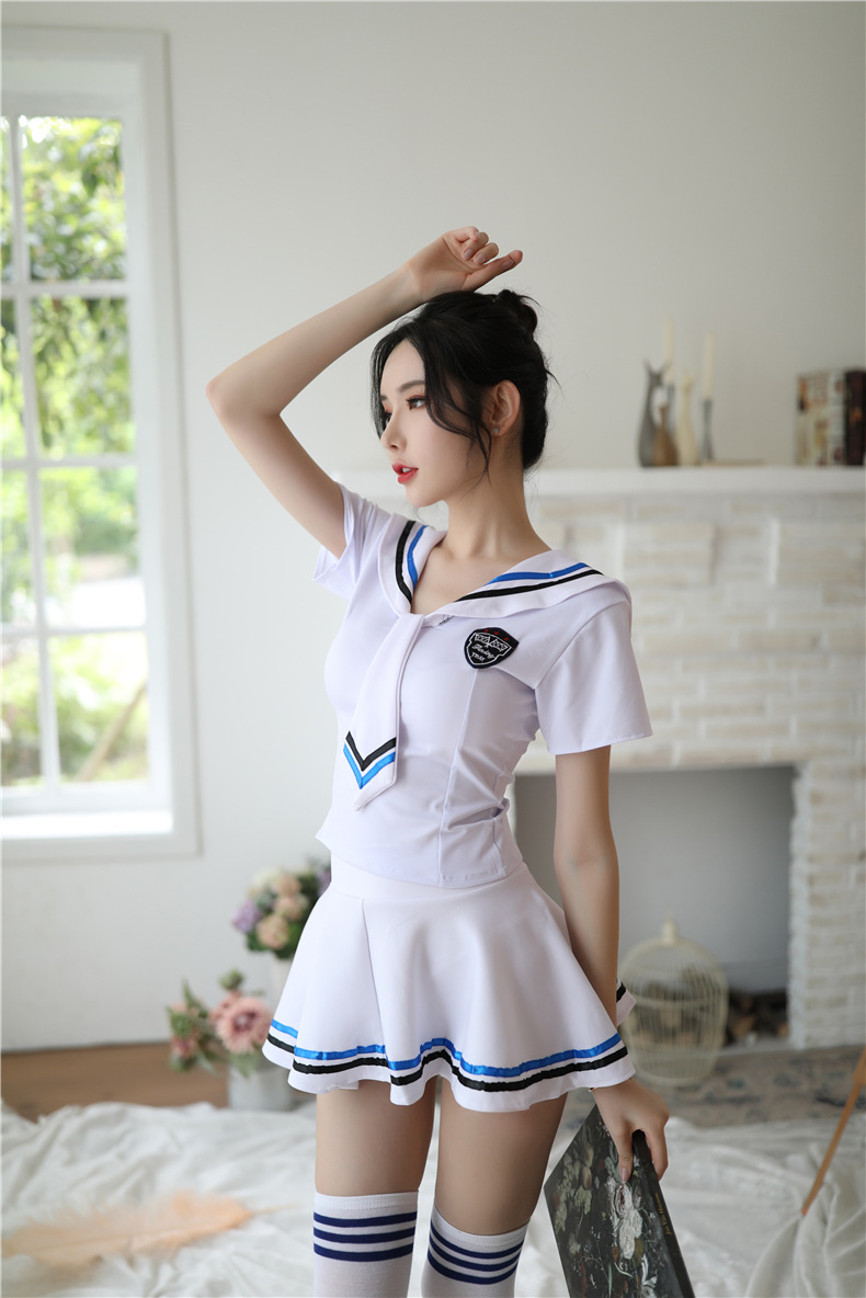 情趣内衣夜店水手服 日系韩版学生制服诱惑套装 性感空姐女警察服