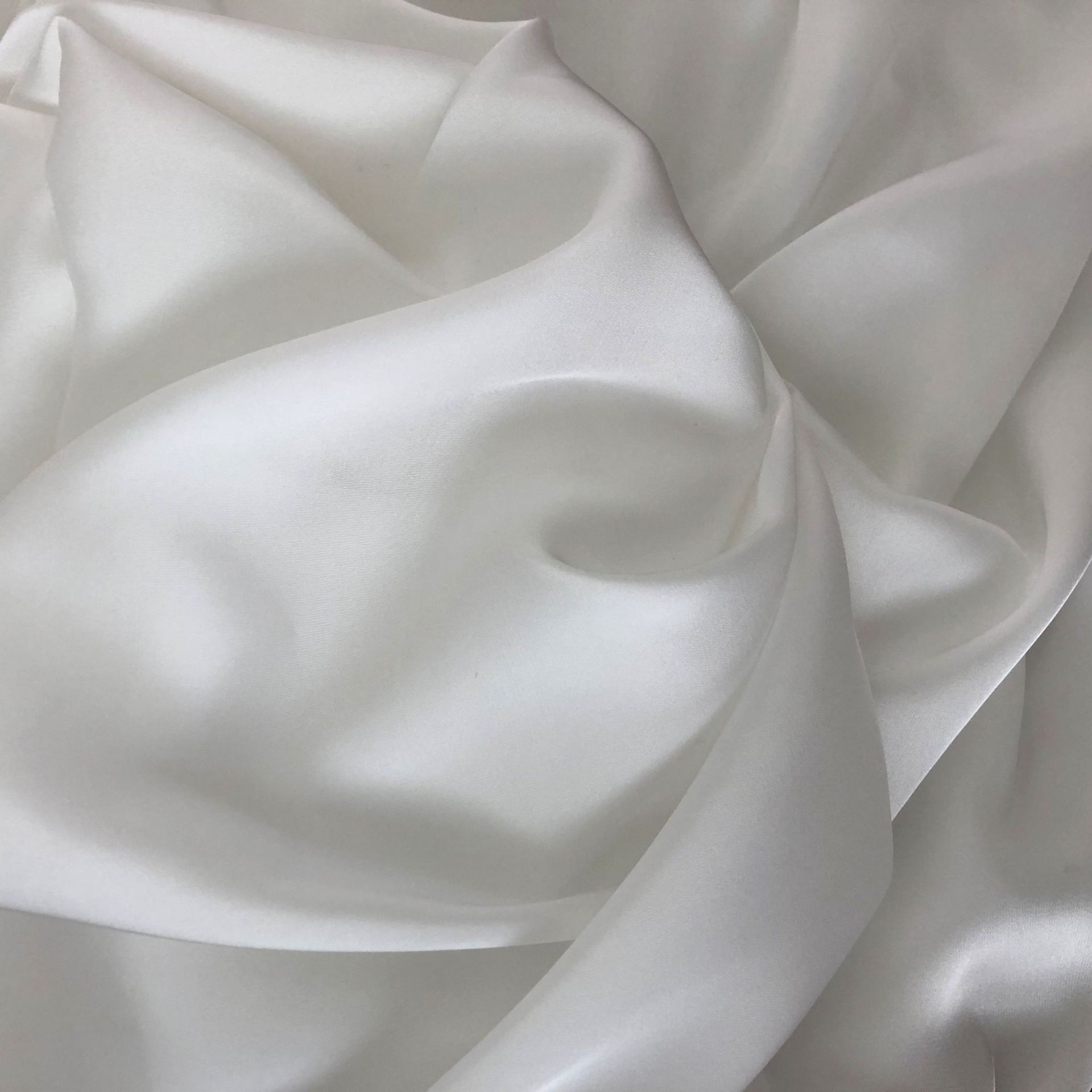 50d缎面雪纺 lolita汉服面料仿真丝数码印花底布本白现货供应