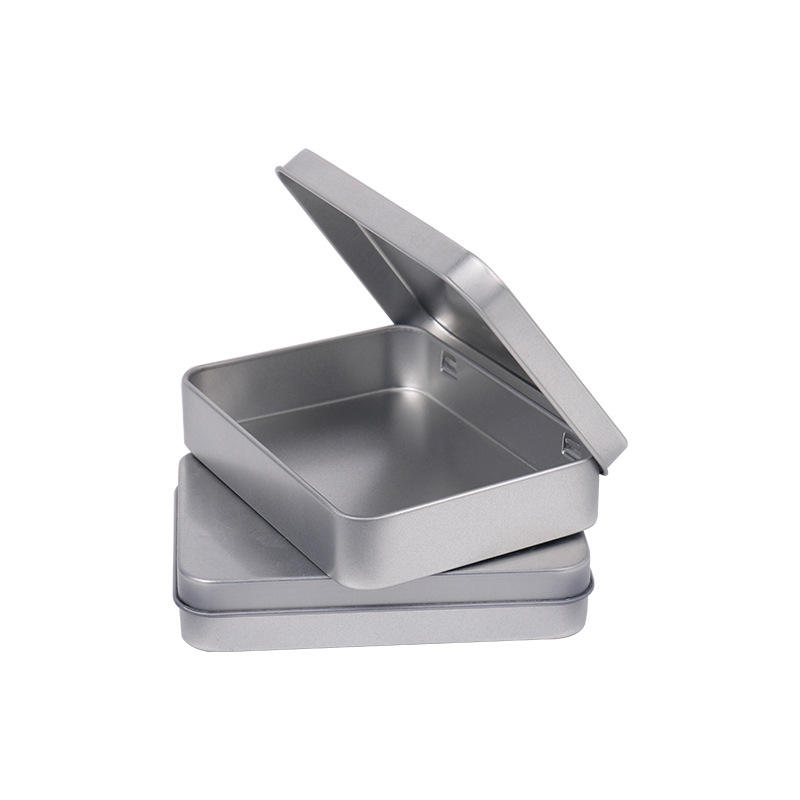 连体马口盒现货厂家供应翻盖金属长方形通用包装铁盒子可做logo