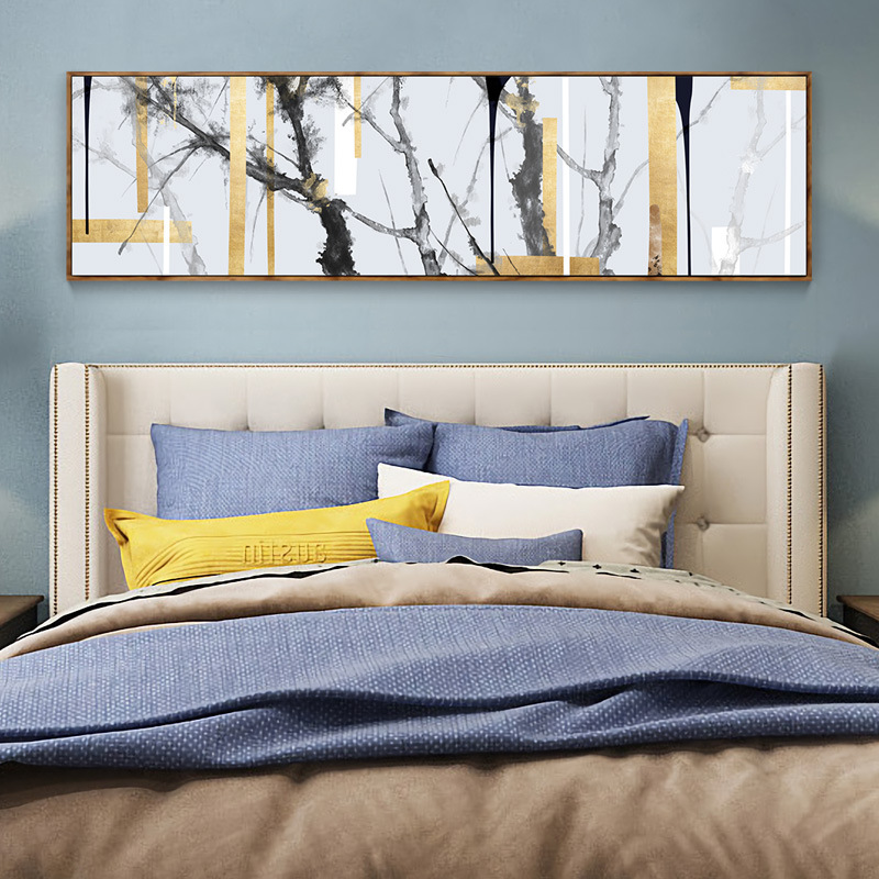 浩隆床头画卧室壁画抽象装饰画 沙发背景客厅挂画宾馆酒店装饰画