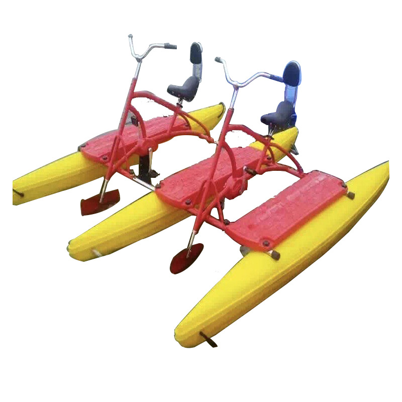 厂家直供水上双人自行车脚踏车脚踏船水上游乐设施安全稳定