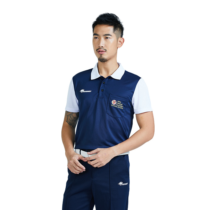 排球裁判服 男女套装短袖运动t恤 网球羽毛球休闲运动服