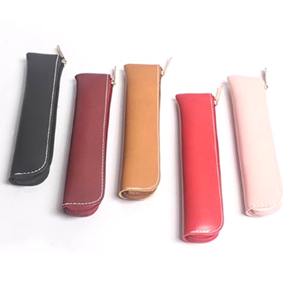 女生专用文具笔袋皮套 学习文具笔袋铅笔钢笔收纳包 logo定制