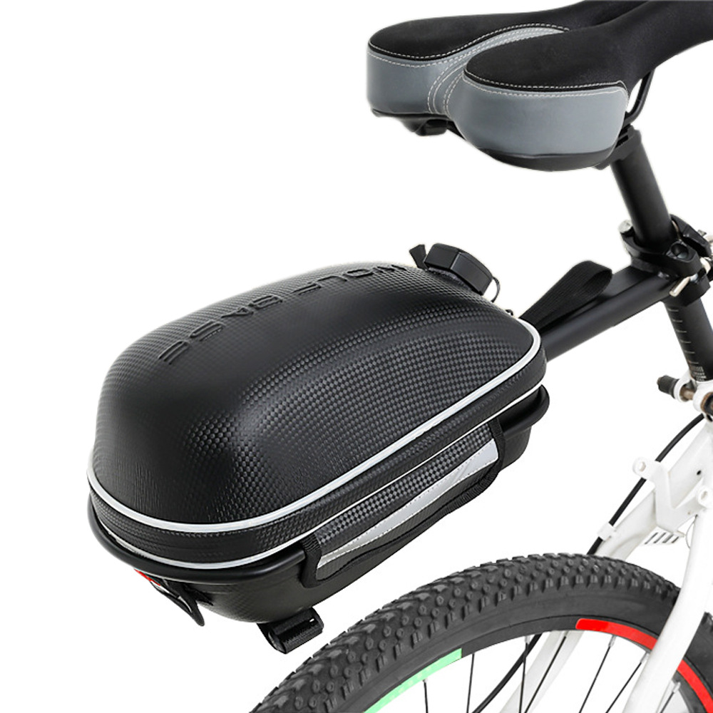 厂家山地自行车后包蛋蛋包硬壳包工具包尾包后备箱带尾灯